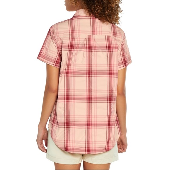Eddie Bauer Pink Plaid Button Down Shirt - Picture 11 of 13